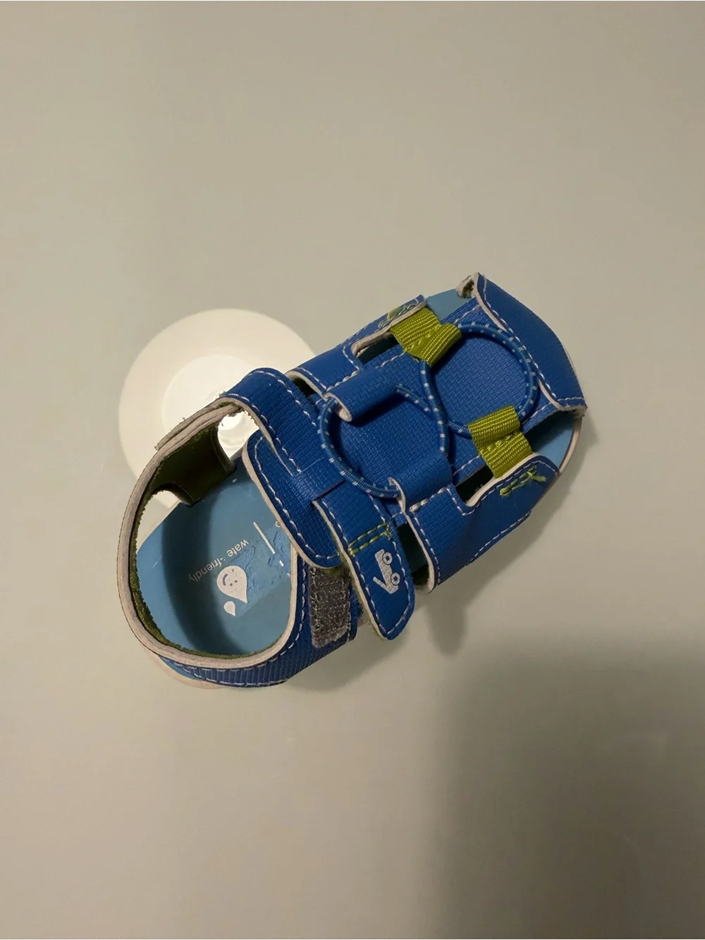 See Kai Run Blue and Lime Toddler Sandals